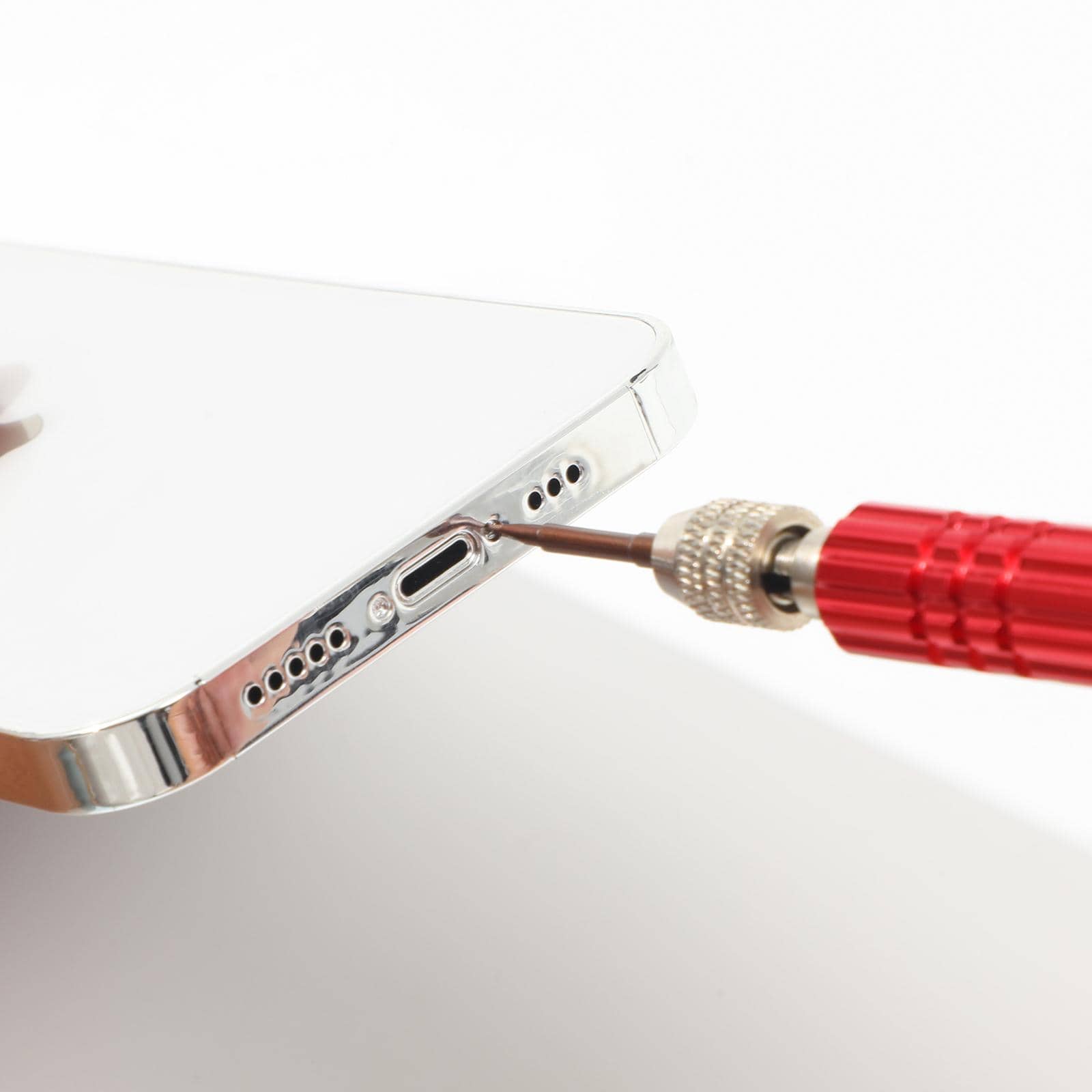 1 Tuốc nơ vít hợp kim sắt, Công cụ bảo trì 5 trong 1 hiện đại để sửa chữa - Đỏ - Xem 1