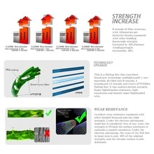 1 pieza Cuerda de pescar 300M - Multicolor - Ver 2