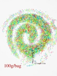 4300pcs Glow In The Dark Garden Rock, Colorful Polyresin Pebble For Home Decor - Multicolor - View 4