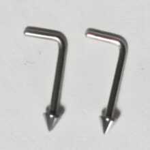 鉚釘裝飾鼻環 - 0.08*0.8*0.2 - 查看 3