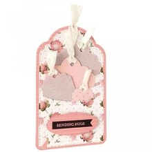 1pc Geometric Shaped Cutting Die, Silver Iron Cutting Stencil For Household - Silver - View 4