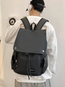 Balo PU sức chứa lớn đa năng thời trang Peach Tree - Xám - Xem 1