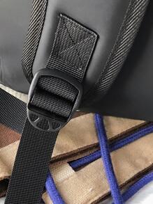 Balo PU sức chứa lớn đa năng thời trang Peach Tree - Xám - Xem 4