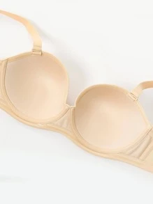 Sujetador cómodo con bordado floral para mujer de talla grande WINGSLOVE - Albaricoque - Ver 5