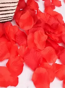 100szt. Sztuczne płatki kwiatów, Walentynki, prezent