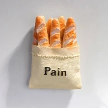 1入組仿真食品冰箱貼，用於廚房裝飾假甜點冰箱貼 - 彩色 - 查看 3