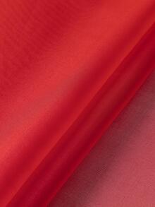 1pc Solid Color Window Screen - Red - View 5