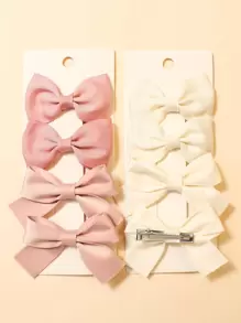 8 Peças Garotas Decoração De Arco Fofo Grampo De Cabelo De Jacaré Para Cabelo Decoração