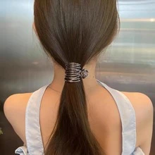 1入組極簡髮爪 - 深灰色 - 查看 7