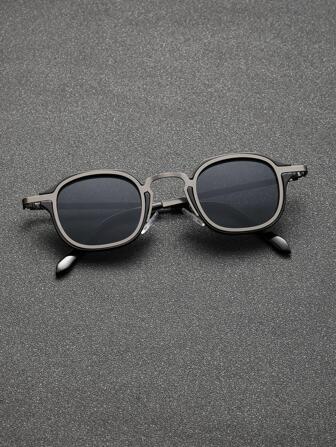 男士方框时尚眼镜，适合夏季海滩度假、户外、旅行