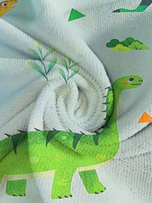 1pc Dinosaur Print Beach Towel, Comfortable Fiber Bath Towel For Vacation, Swimming, Travel, Bath