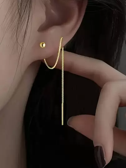 球裝飾耳線