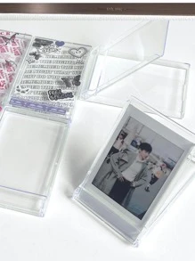 5 piezas Funda de tarjeta transparente - transparente - Ver 4