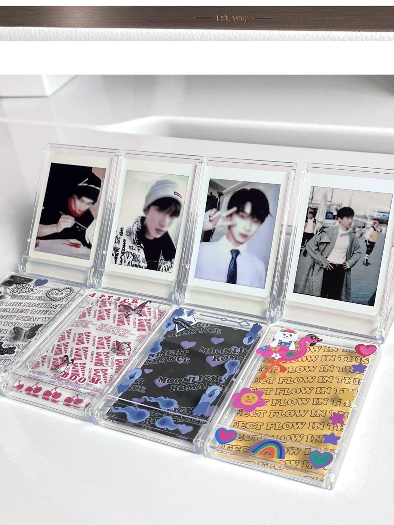 5 piezas Funda de tarjeta transparente - transparente - Ver 1