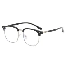 Kính mắt thời trang nữ Browline, cho cuộc sống hàng ngày - Đen và trắng - Xem 3