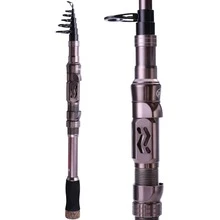 Sougayilang Fishing Rod Telescopic Fishing Rod Portable- 24 Ton Carbon Fiber,CNC Machined Reel Seat, Comfortable EVA Handle, Travel Fishing Pole for Bass Trout Fishing - Bạc - Xem 3
