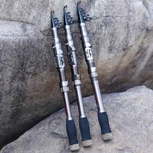 Sougayilang Fishing Rod Telescopic Fishing Rod Portable- 24 Ton Carbon Fiber,CNC Machined Reel Seat, Comfortable EVA Handle, Travel Fishing Pole for Bass Trout Fishing - Bạc - Xem 9