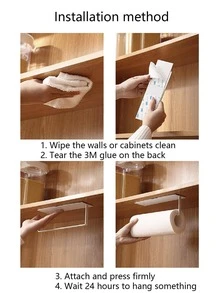 1 giá đựng khăn giấy đa chức năng - trắng - Xem 8