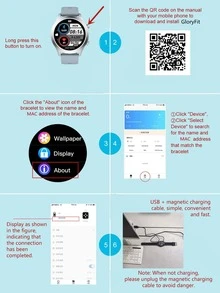 1pc Men Women Grey TPU Strap Sporty Water Resistant Sleep Tracking Square Dial Smart Watch, For Daily Decoration - Grey - View 11