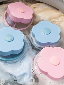 1入組可重複使用洗衣機過濾器、漂浮網袋、用於去除狗和貓毛泡沫袋 - 藍色 - 查看 3