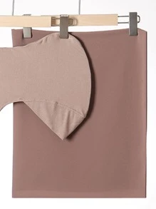 女士素色休閒巴拉克拉法帽和圍脖適用於日常生活