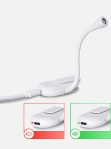 1入組ABS書燈帶夾子現代白色可充電書燈 - 白色 - 查看 5