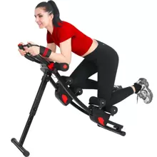 GIKPAL Ab Machine, Ab Workout Equipment For Women, Adjustable Ab Trainer Machine For Stomach Workout At Home Gym, Ab Crunch Exercise Equipment Abdominal Trainer For Beginner - 黑色 - 查看 1