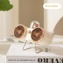 Double-headed Spray Fan - White - View 1