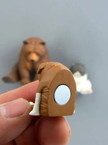 1入組動物形狀冰箱貼貼紙 - 彩色 - 查看 4