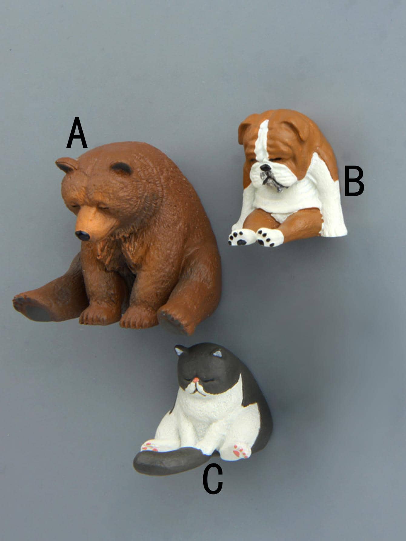 1入組動物形狀冰箱貼貼紙 - 彩色 - 查看 1