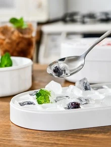 1pc 36-Grid Homemade Baby Food Freezer Tray, Small Size Ice Cube Mold For Home Use - White - View 1