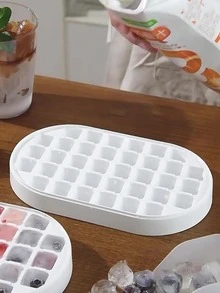 1pc 36-Grid Homemade Baby Food Freezer Tray, Small Size Ice Cube Mold For Home Use - White - View 4