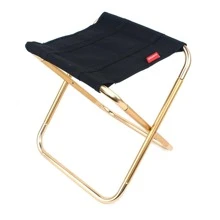 1pc Aluminum Alloy Camping Folding Stool