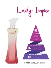 Perfume para Mujer Lady Imperio By Chantal 100ml / Fragancia de Dama - Rosa - Ver 2
