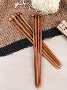 4 piezas Agujas de tejer de gran tamaño de 35 cm, agujas de tejer de punta simple de 7.0-10.0 mm, 1 juego de cada tamaño