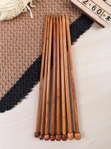 4 piezas Agujas de tejer de gran tamaño de 35 cm, agujas de tejer de punta simple de 7.0-10.0 mm, 1 juego de cada tamaño