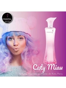 Perfume For Women Caty Miau By Chantal 100ml / Lady's Fragrance - Pink - View 2