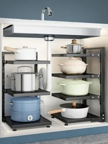 1 giá đựng đồ nhà bếp - Xám - Xem 2