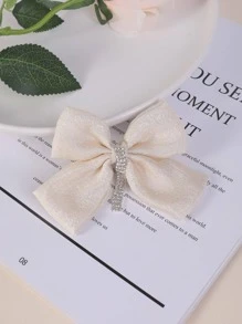 2入組蝴蝶結裝飾髮夾 - 彩色 - 查看 3