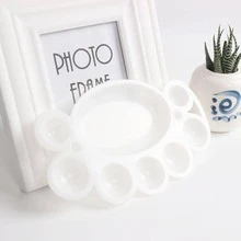 5入組造型藝術調色板，用於繪圖簡單素色水粉托盤 - 彩色 - 查看 6