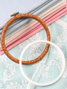 5pcs DIY Cross Stitch Ring - Brown - View 4