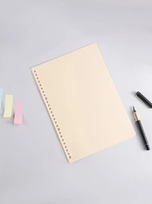 2入組a4/b5/a5筆記本,可拆卸頁面,厚雙面橫式頁面,彩色封面,拆卸時手不會受傷,橫線也可更換 - 黃色 - 查看 5