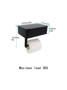 1pc Stainless Steel Tissue Storage Box Bathroom Decor Summer