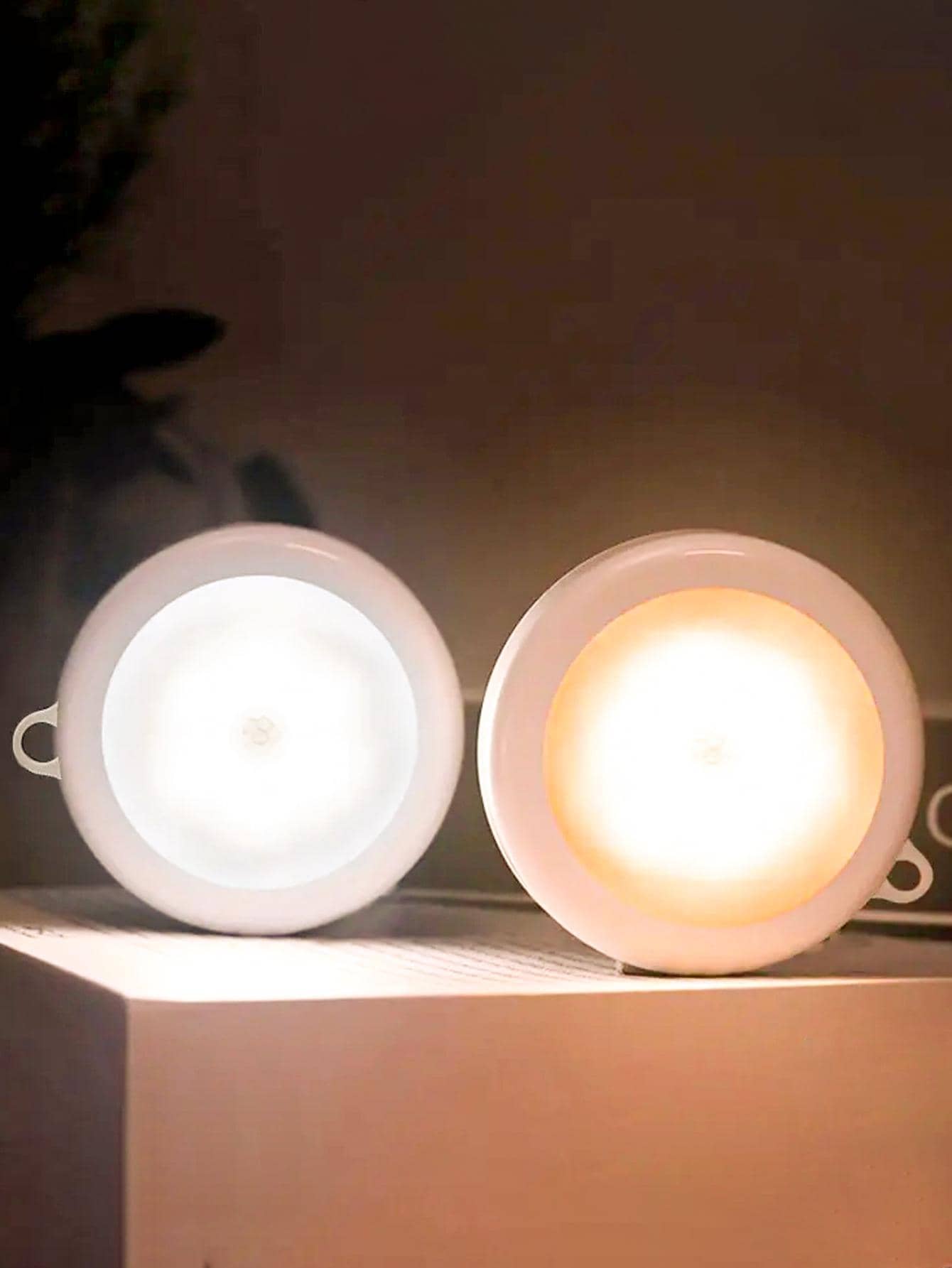 1 set debajo del gabinete moderno patrón interior Luz para Armario - Multicolor - Ver 1