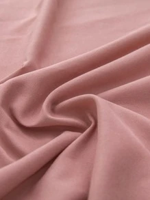 1 Piece Pink Lace Bed Skirt, Simple Washed Lace Bed Skirt, Suitable For Home, Dormitory All Seasons (1 Bed Skirt, Pillowcases Not Included) - Dusty Pink - View 9