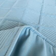 Solid Color Fitted Sheet, Modern Plain Fabric Fitted Bottom Sheet For Bedroom, All Season