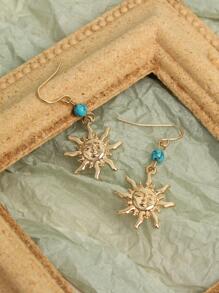 太陽耳墜 - 彩色 - 查看 1