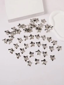 50入組女士星形設計時尚髮夾適用於頭髮裝飾用品