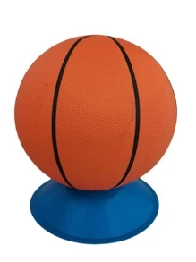Rubber Basketball For Both Indoor And Outdoor Training - Orange - View 9
