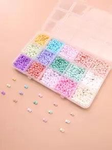 15顏色隨機色4mm玻璃DIY珠子 - 彩色 - 查看 6